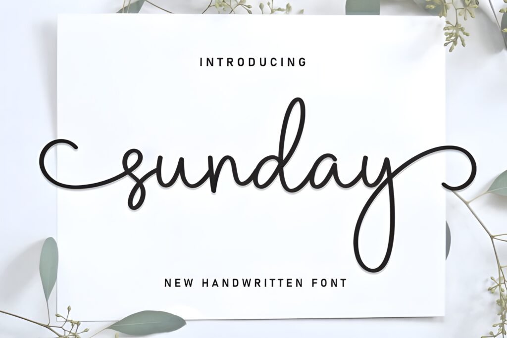 Sunday Font