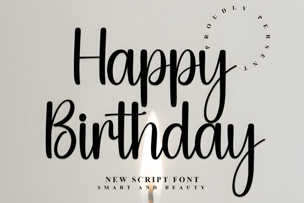 Happy Birthday Font 1