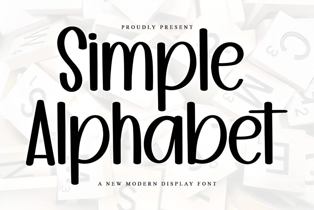 Simple Alphabet Font