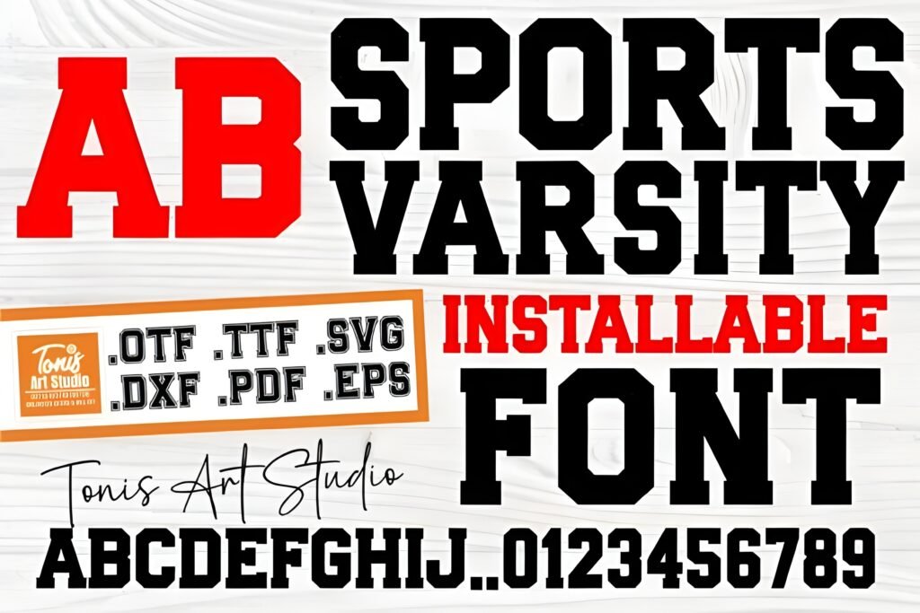 Sports Varsity Font
