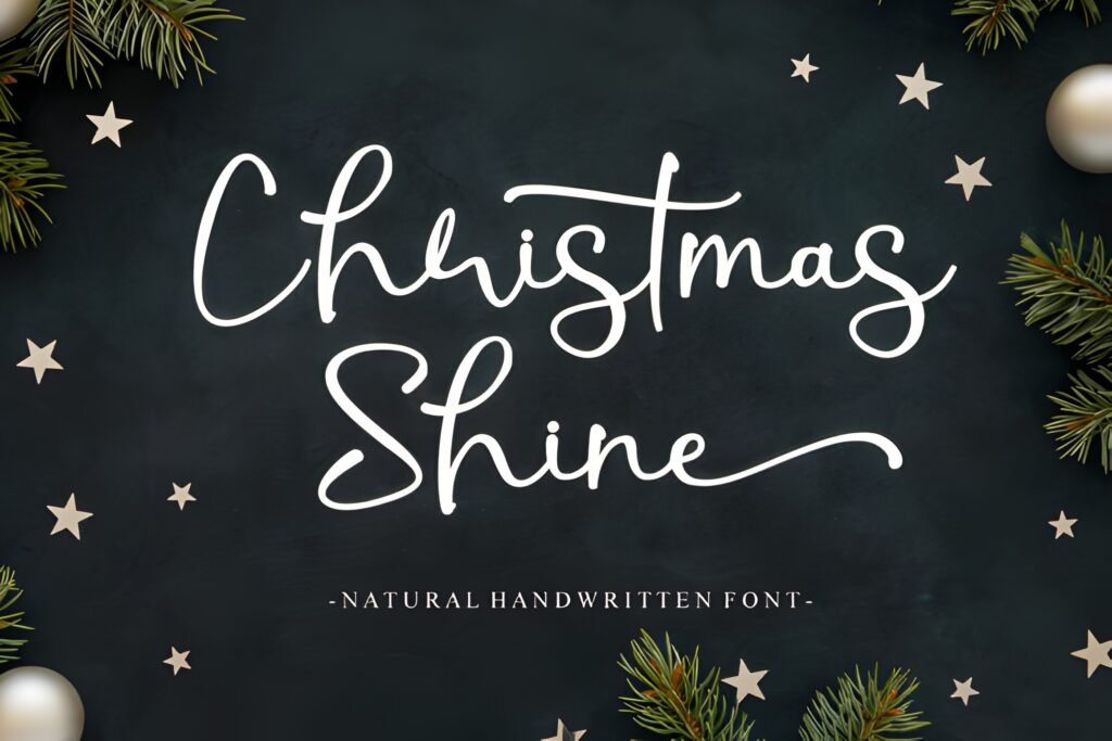 Christmas Shine Font