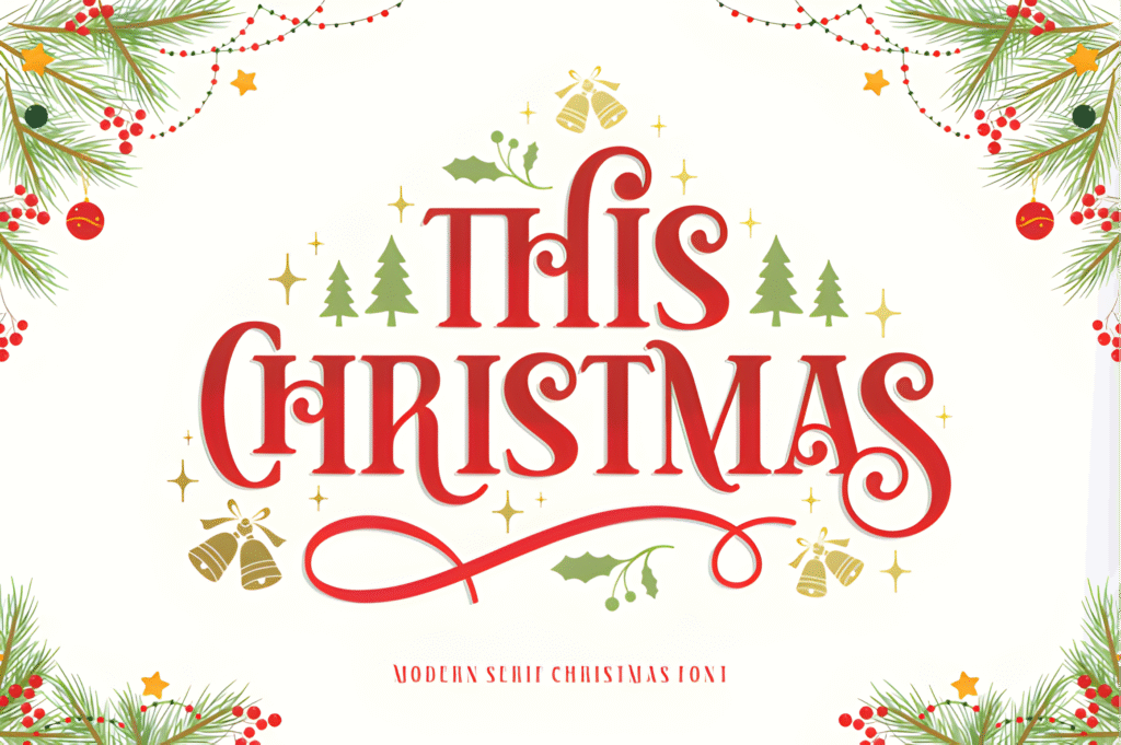 This Christmas Font