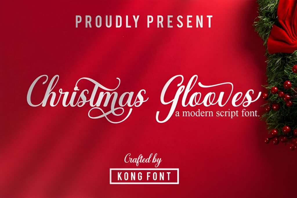 Christmas Glooves Font