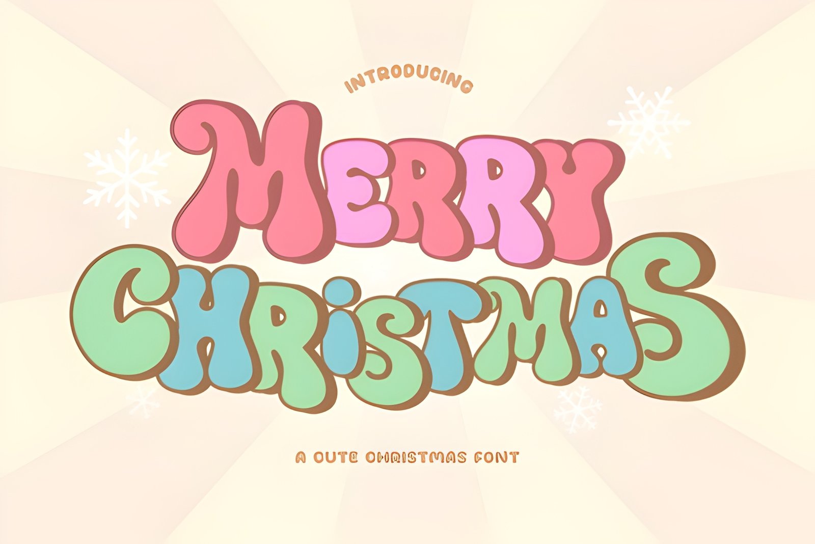 Merry Christmas Font - Download for Free