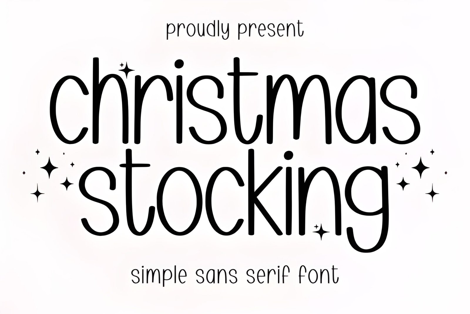 Christmas Stocking Font - Download for Free