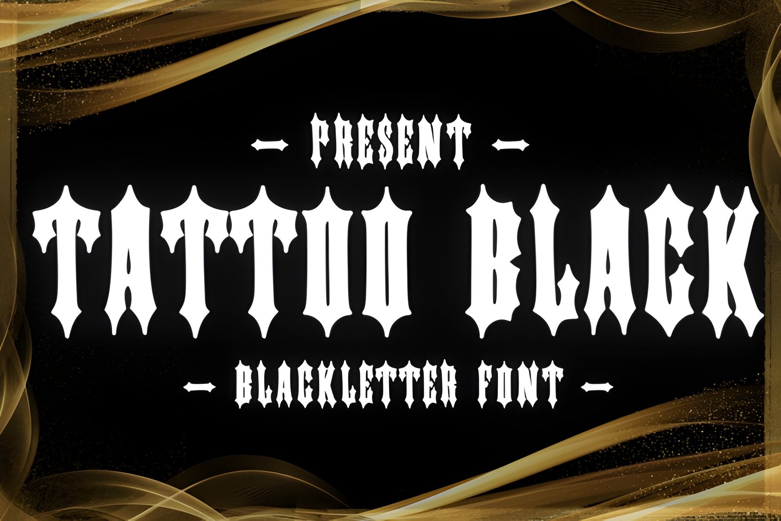 Tattoo Black Font - Download for Free