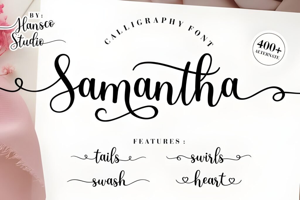 Samantha Instagram Calligraphy Font