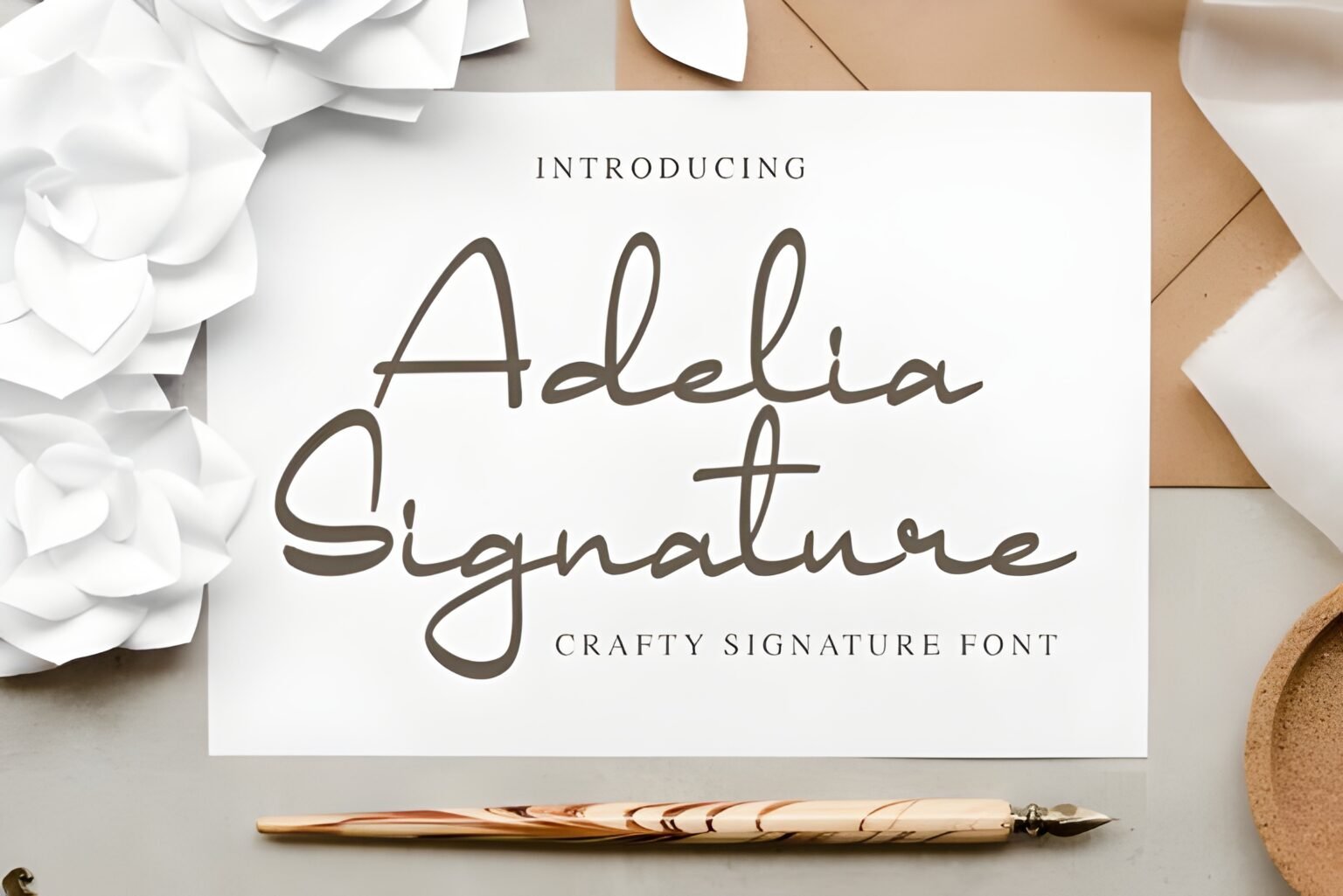 Adelia Signature Instagram Font - Download for Free
