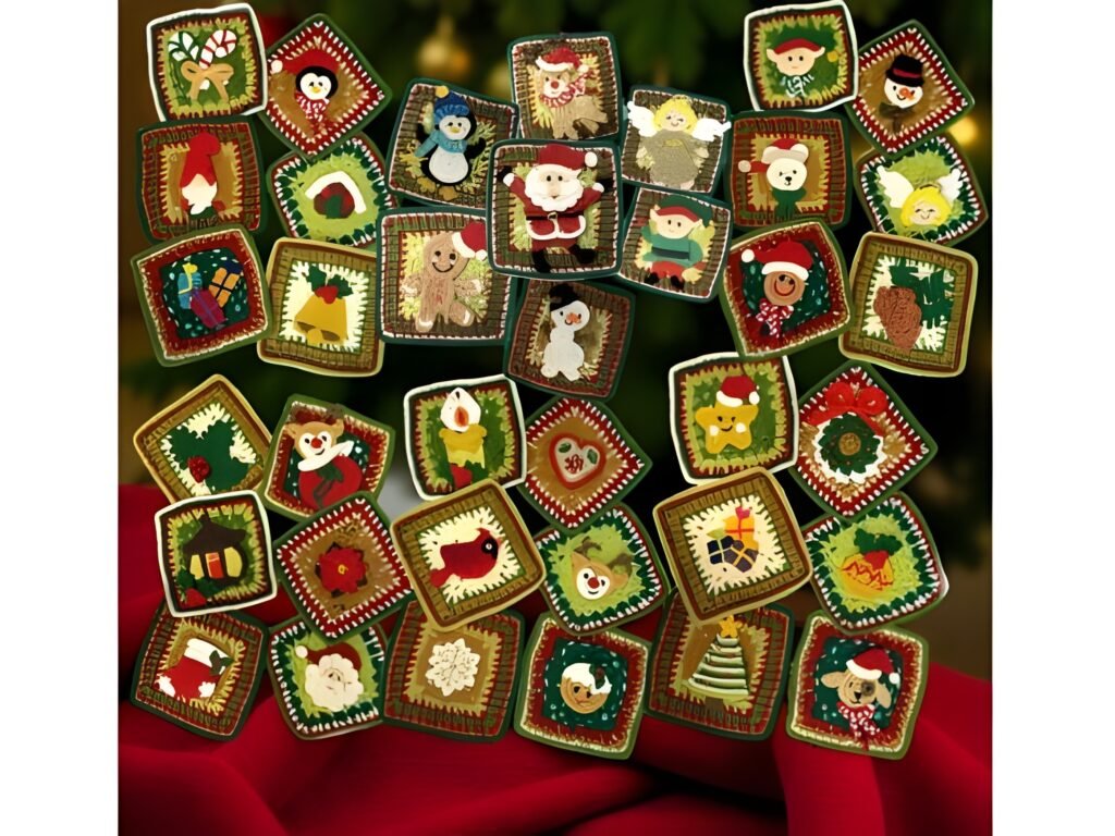 Christmas Granny Square Mega Set (Holiday Crochet PDF Bundle)