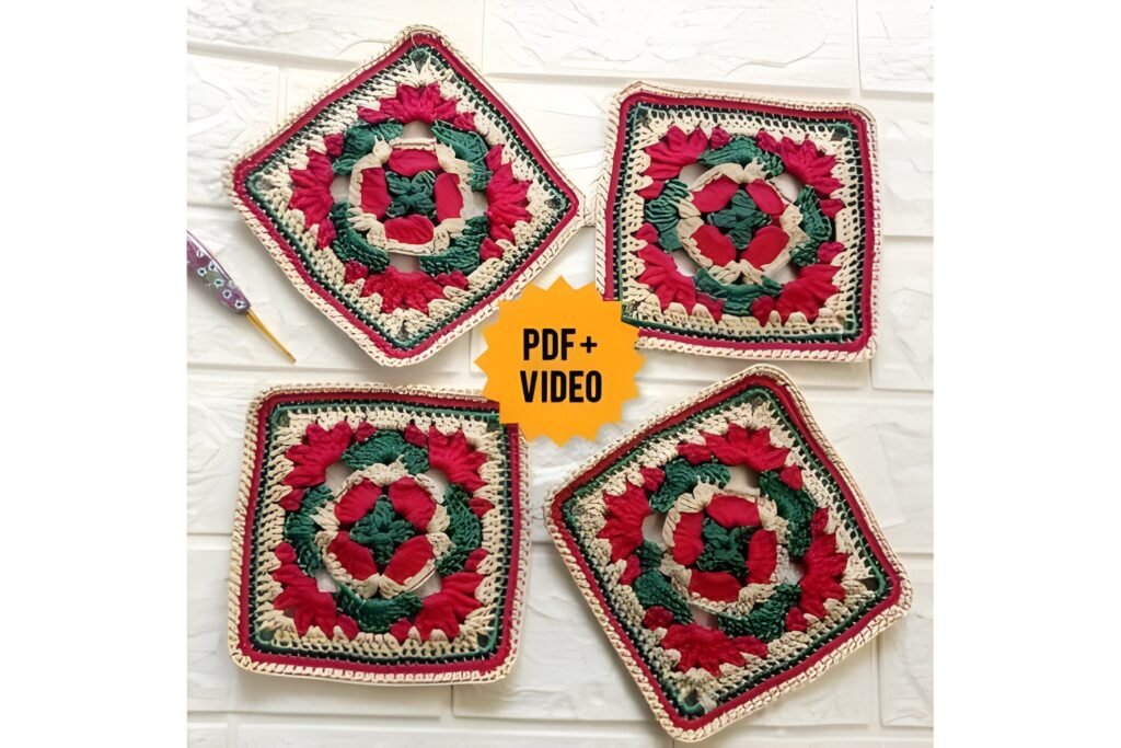Classic Granny Square (Beginner Crochet PDF Pattern)