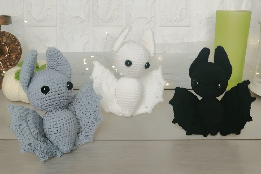 Mini Bat Amigurumi (Beginner Crochet Pattern PDF)