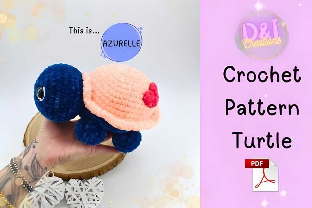 Tiny Turtle Amigurumi (Beginner PDF Crochet Pattern)