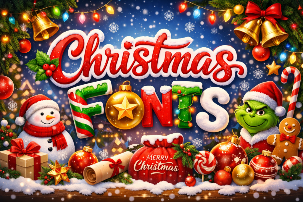 Christmas Font: 26 Christmas Fonts to Download
