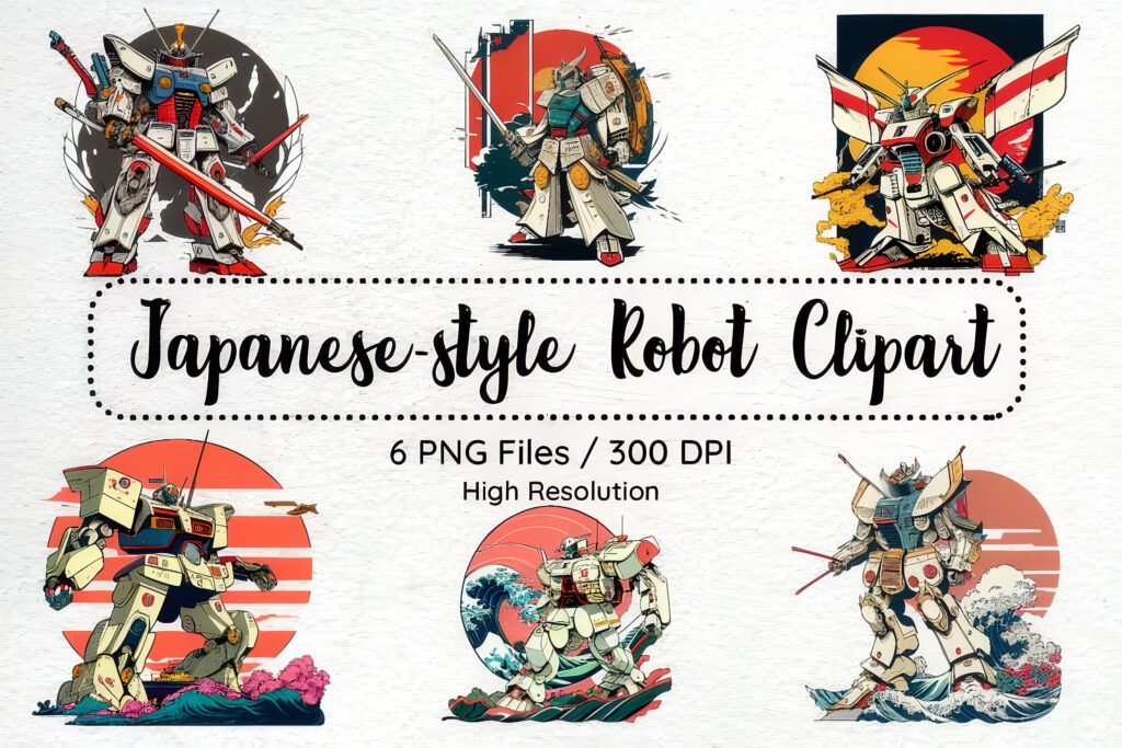 Japanese-style Robot Clipart