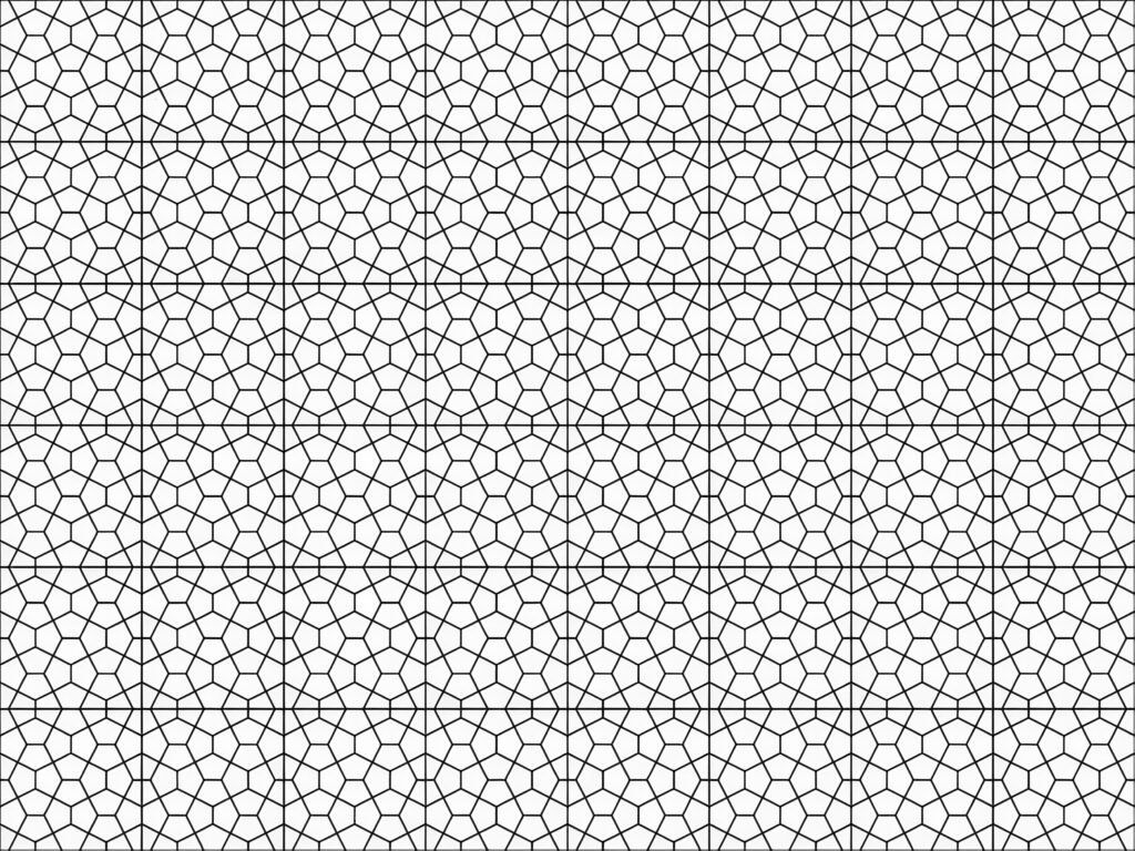 Seamless of Mosaic Tile Pattern Vector