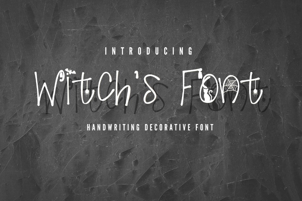 Witch by Rasa cute witchy font for Halloween crafts