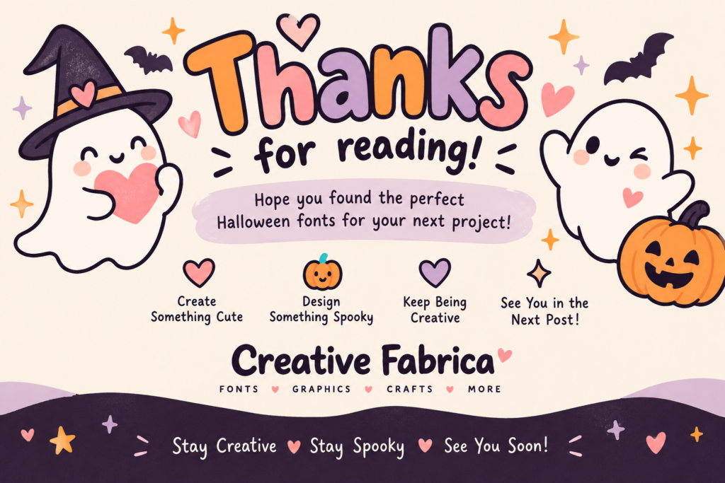 25 best cute Halloween fonts for spooky-cute and playful designs