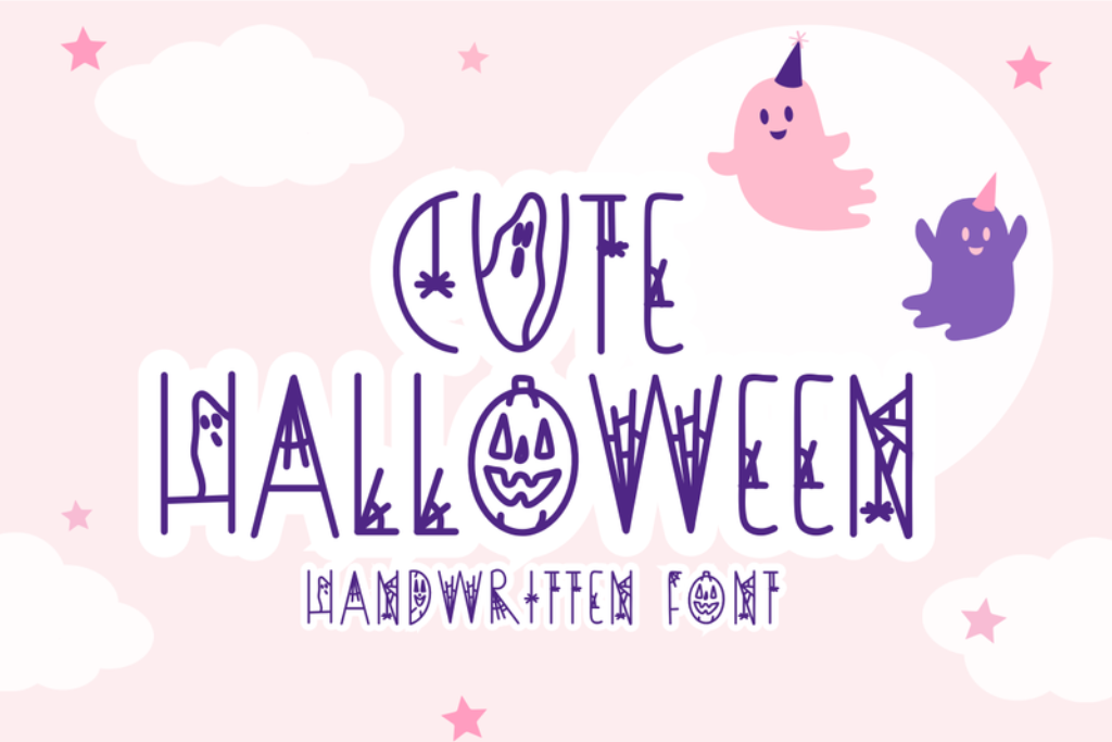 Cute Halloween cute Halloween font by Nongyao