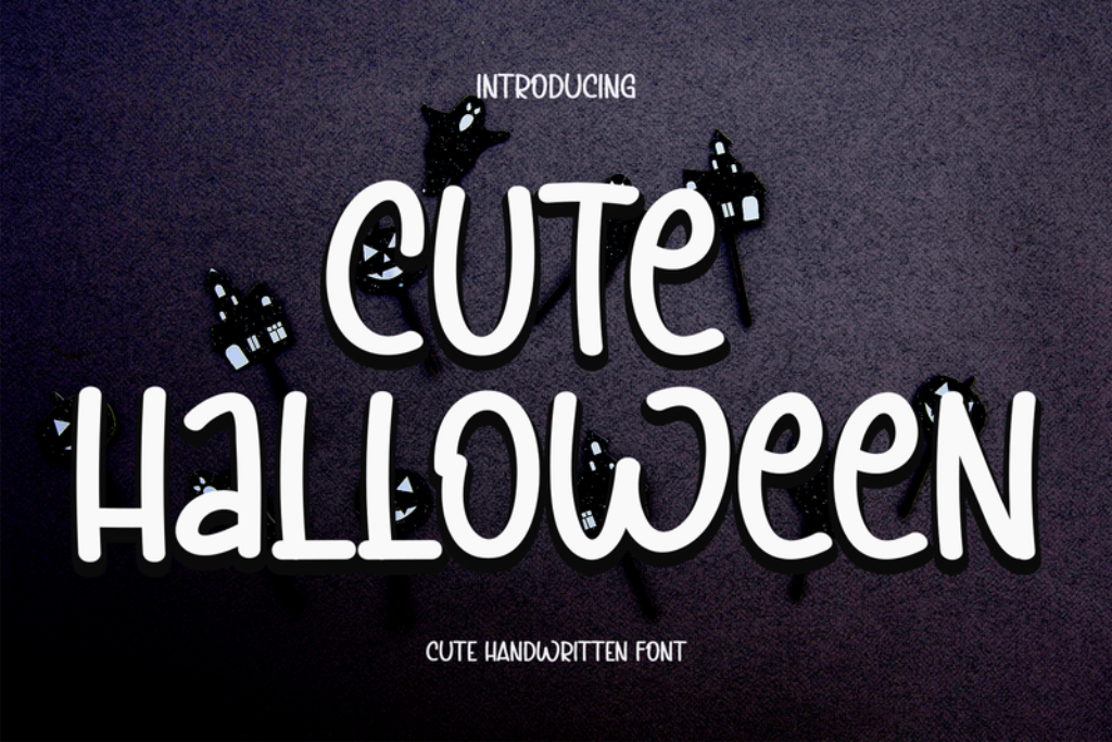 Cute Halloween cute Halloween font by pinkmeca