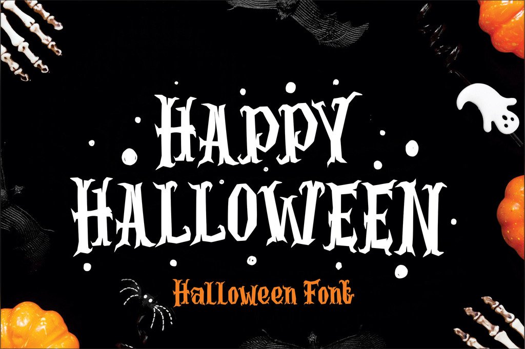 Halloween by Umitype downloadable Halloween font for Canva