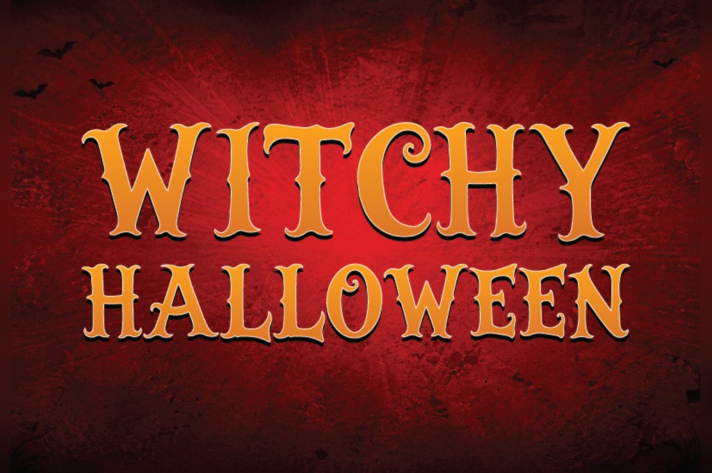 Witchy Halloween downloadable Halloween font for Canva