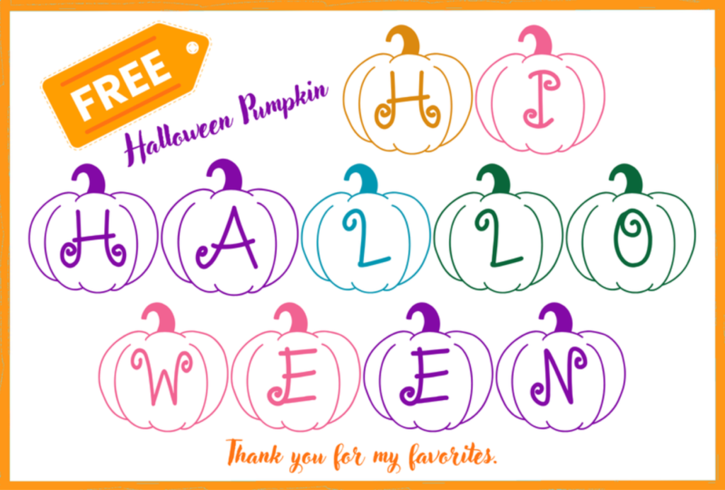 Halloween Pumpkin cute Halloween font by Itme_digitalart