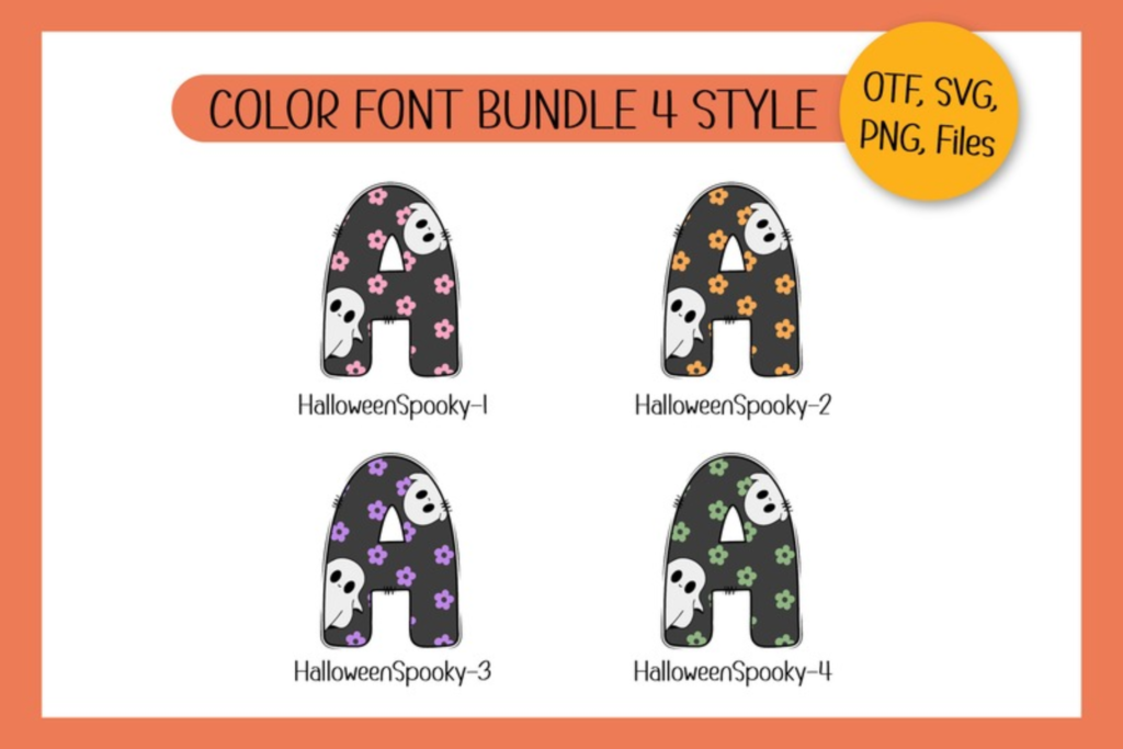 Halloween Spooky cute Halloween font by Issie_Studio