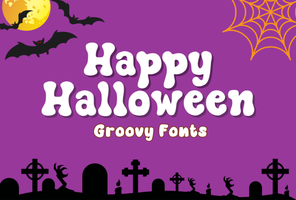 Happy Halloween cute Halloween font by Bassoonartwork