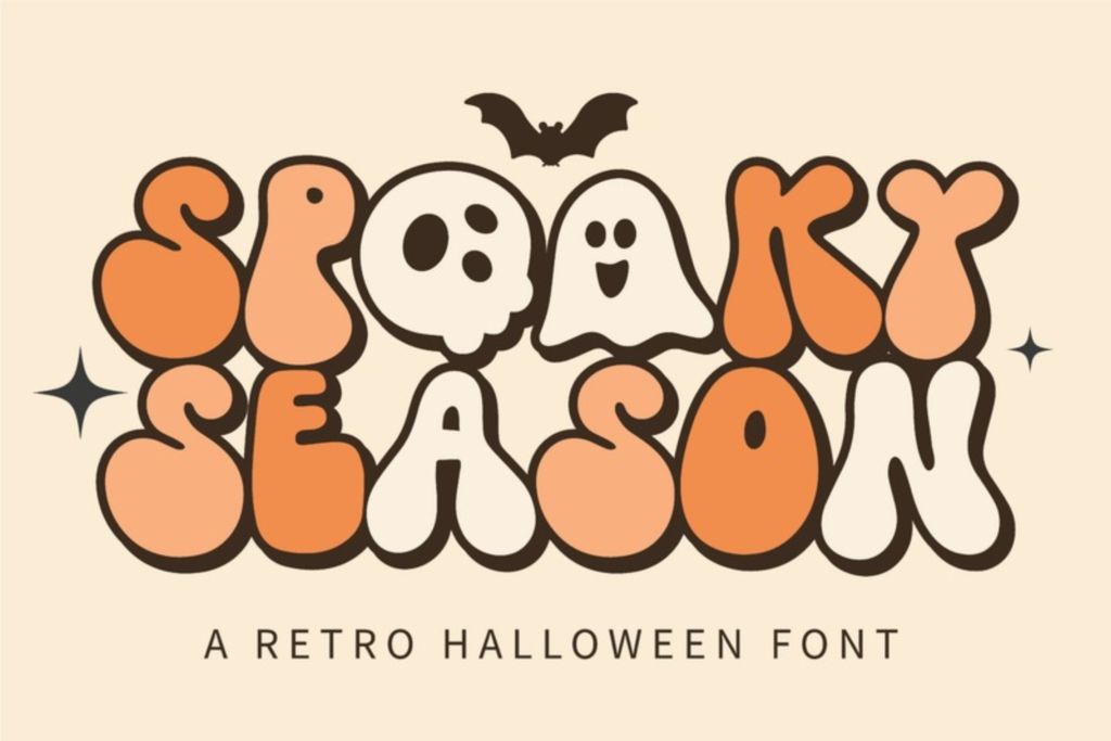 Spooky Season cute Halloween font by BitongType